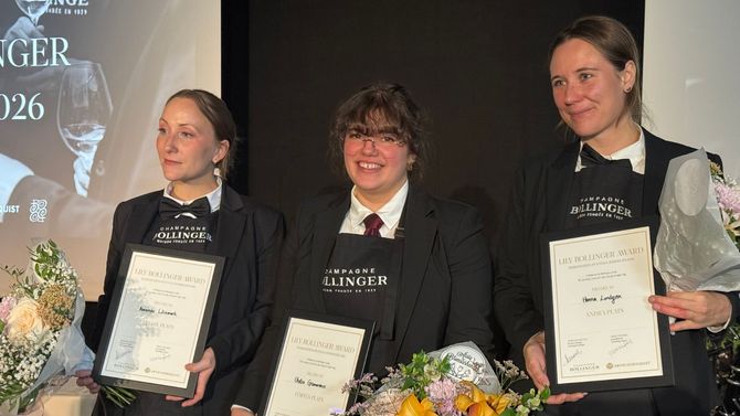 De tre finaliserna, Amanda Liliemark, Ofelia Grammenos och Hanna Lundgren.