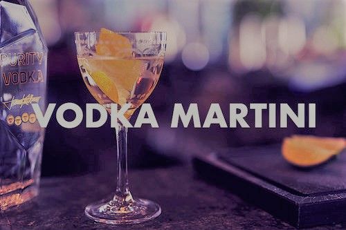 Populära vodkadrinkar Vodka Martini