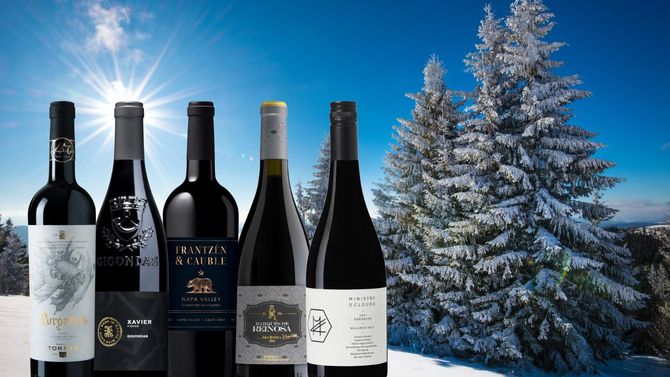 Fem röda viner att klicka hem i januarikylan
