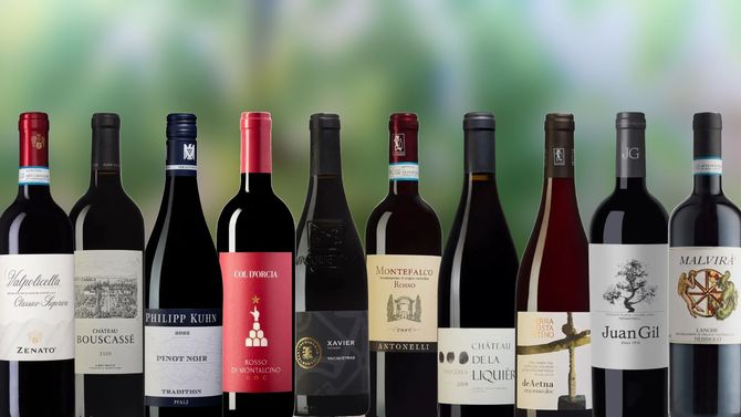 De tio bästa röda vinerna mellan 150 och 200 kronor