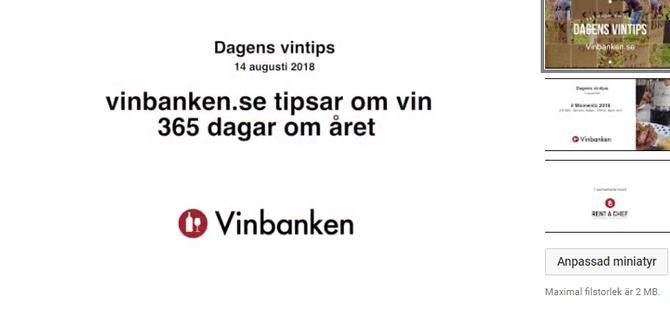 Dagens Vintips - il Momento 2016