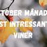 Oktober månads mest intressanta viner