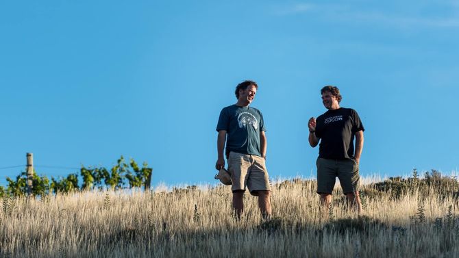 Bröderna Dicey har varit med och bidragit till att Central Otago och Bannockburn i dag är ett erkänt vinområde.