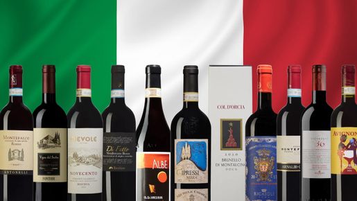 Italienska röda viner på Systembolaget - topplista 2025