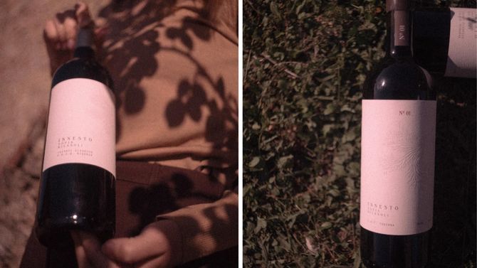 De båda vinerna som Sofia Ricasoli producerar. 