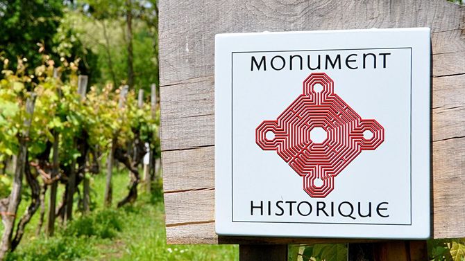 Första gången någonsin en vingård klassas som ett historiskt monument. 