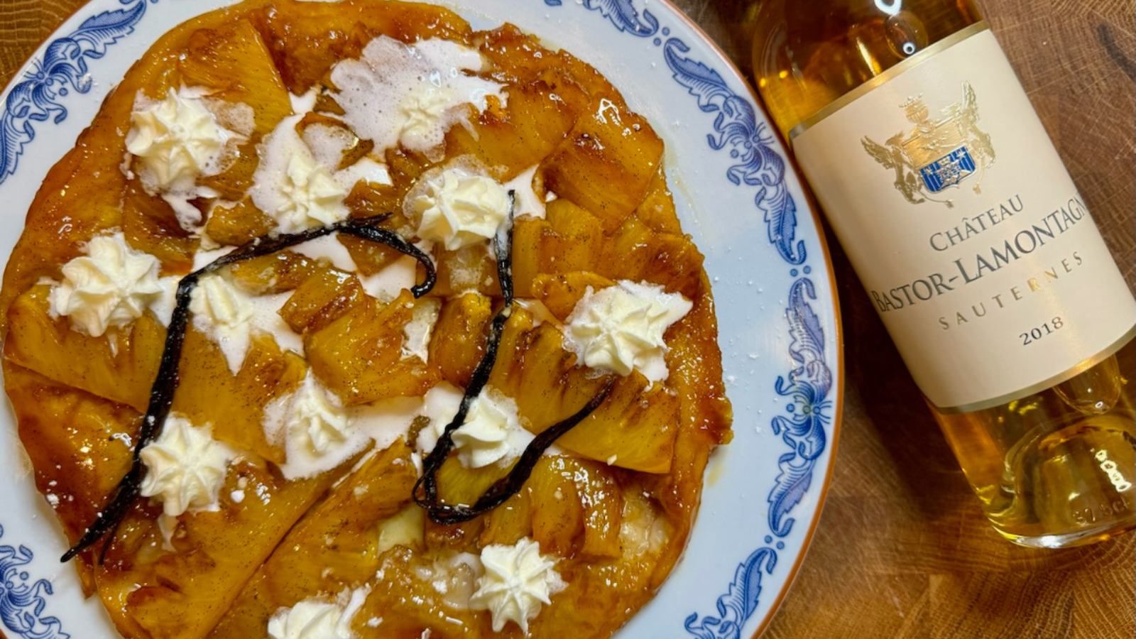 Tarte tatin med ananas