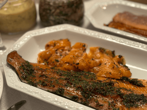 Gravad röding och Brantevikssill