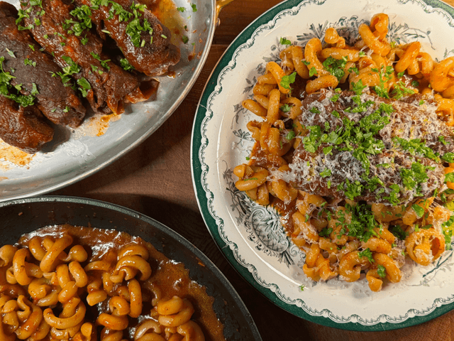 Italiensk lövbiffspasta