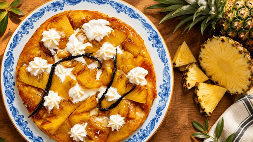 Tarte tatin med ananas