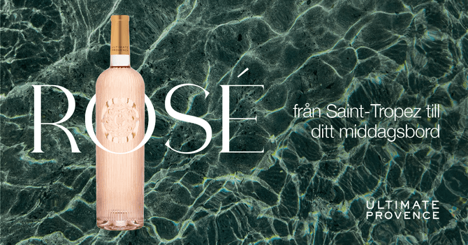 Känner du igen flaskan? Rosévinet från rivieran finns nu i butik