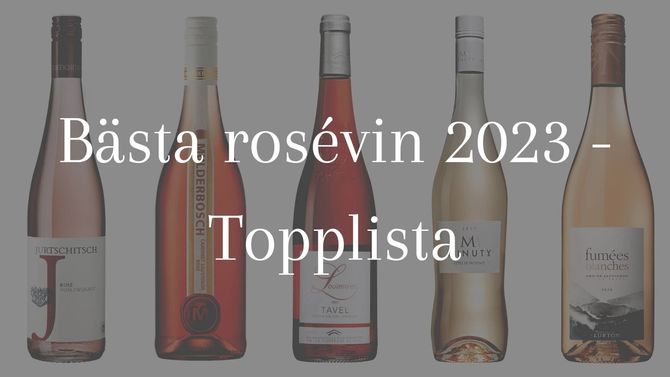 Huvudbild för artikel Bästa rosévin 2023 – topplista