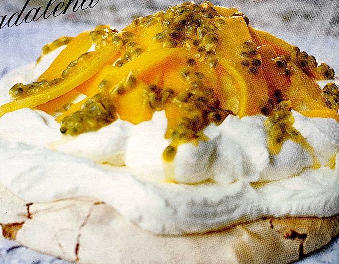 Vin till pavlova med passionsfrukt | Tokig i tårta