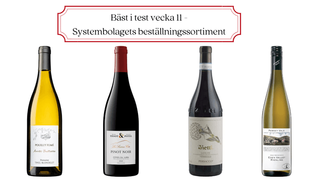 Bäst i test vecka 11 - Systembolagets beställningssortiment