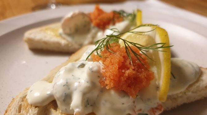 Recept Toast Skagen