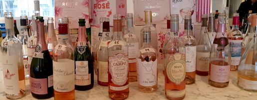 Härliga roséviner i butik våren 2022