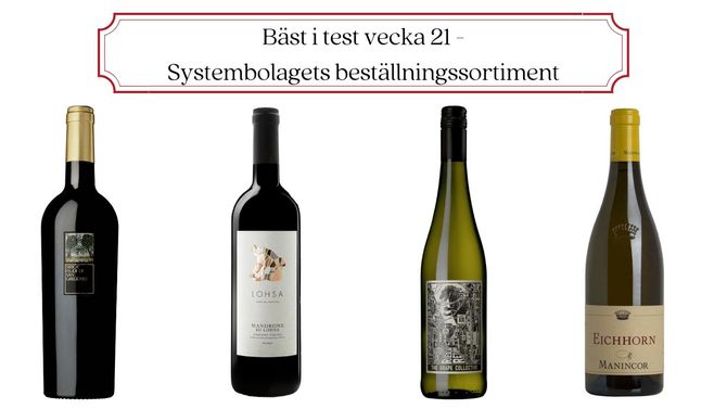 Bäst i test vecka 21 - Systembolagets beställningssortiment