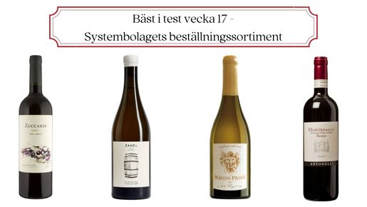 Bäst i test vecka 17 - Systembolagets beställningssortiment