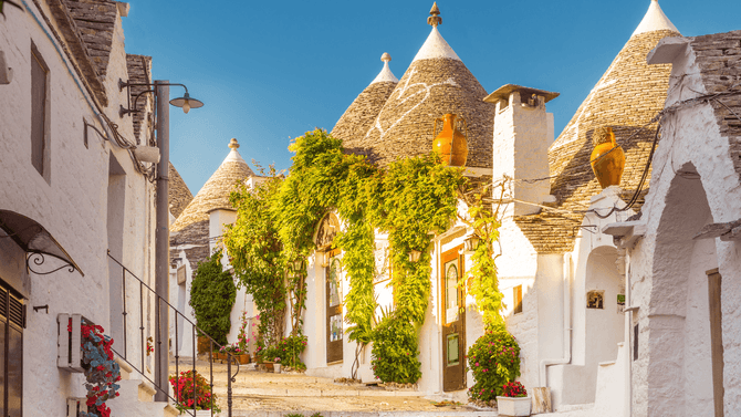 Trulli-hus-Puglias